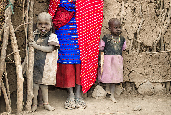 maasai masai tribe family